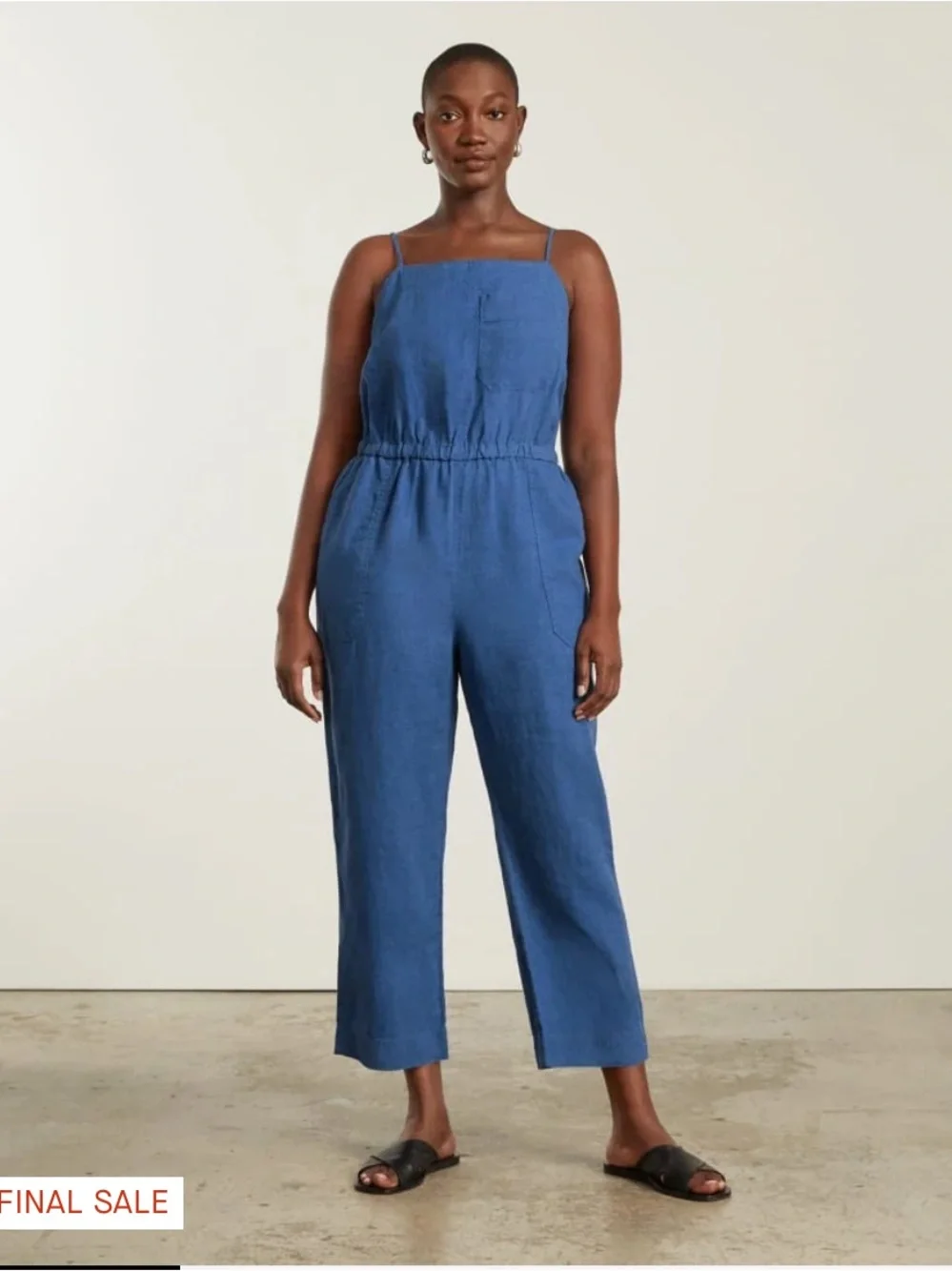 Everlane Linen Shoestring Jumpsuit